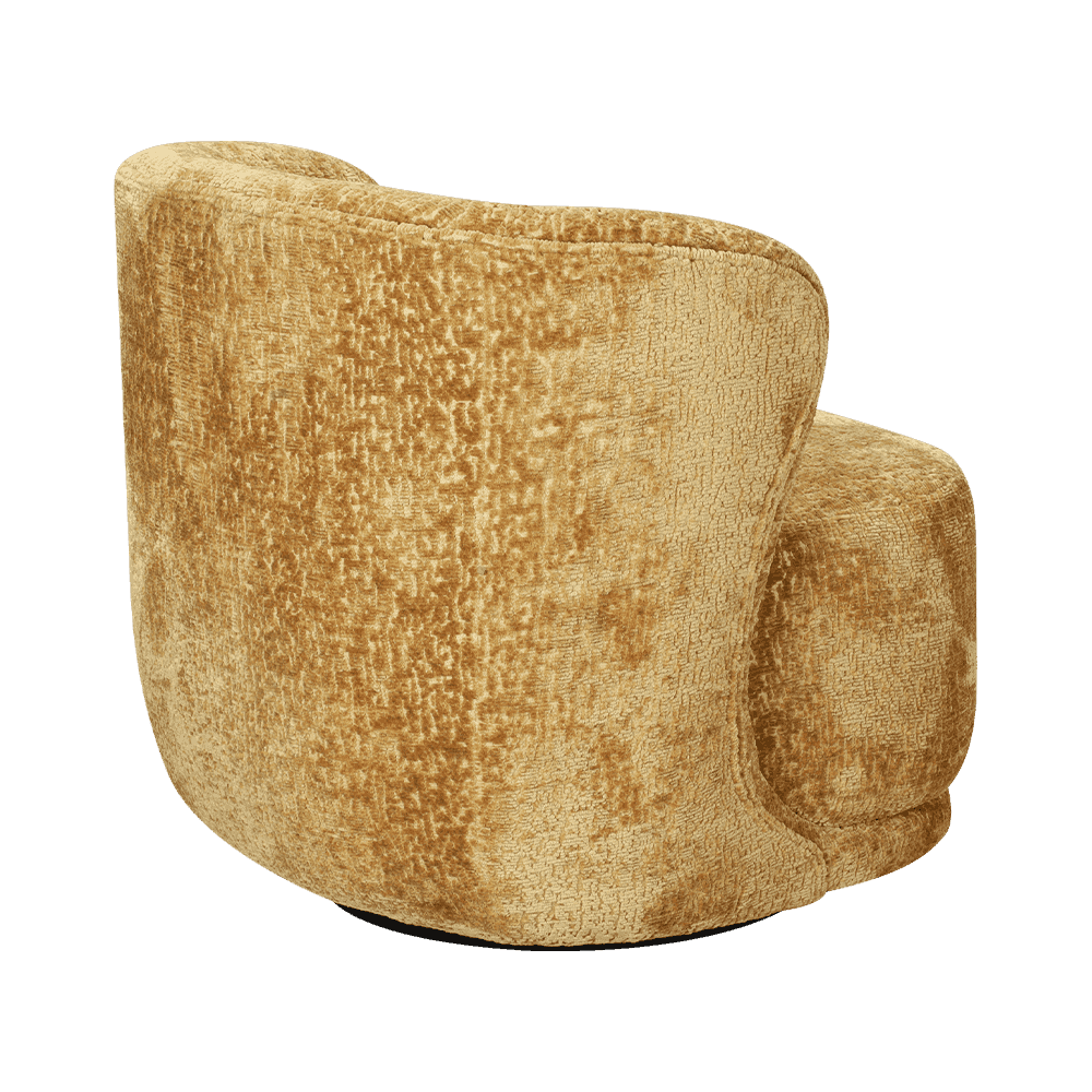 Furry plene upholstered Lounge Cathedra