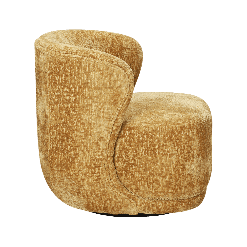 Furry plene upholstered Lounge Cathedra