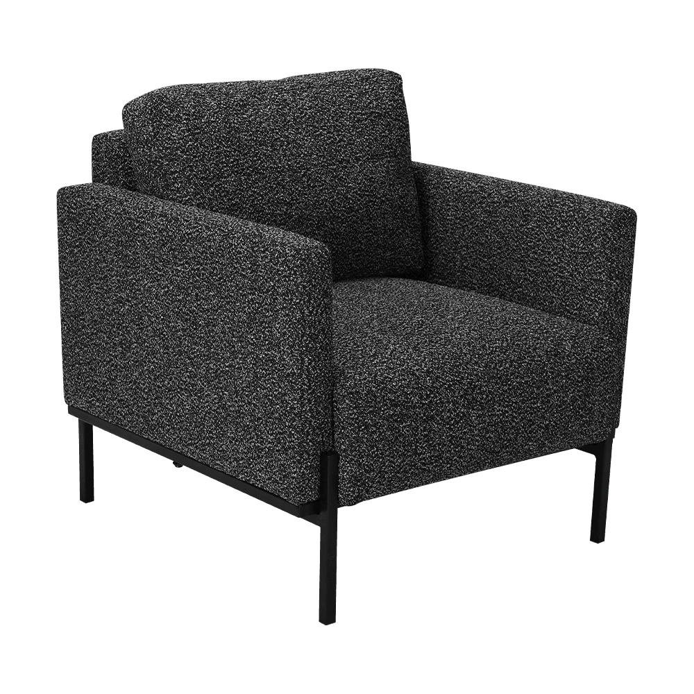 Grey Lounge Cathedra cum Armrests
