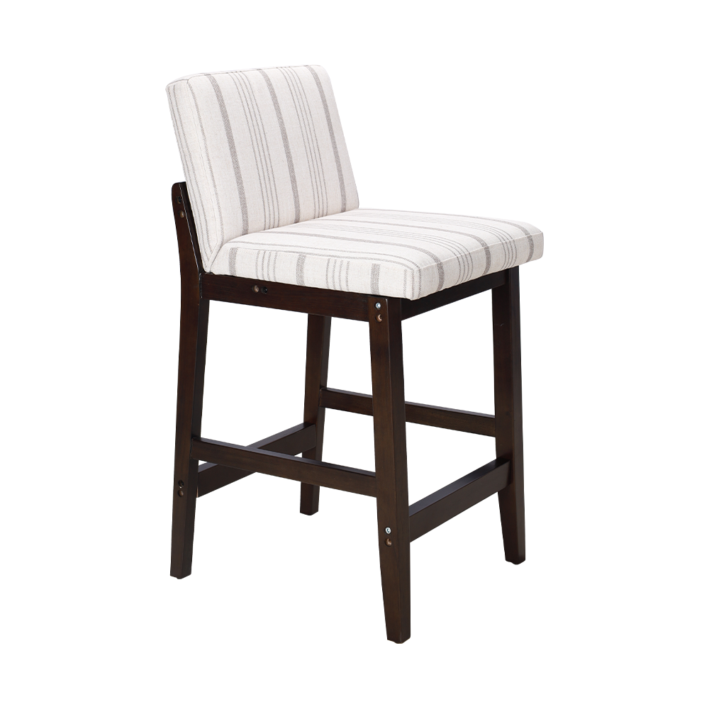 Solidum lignum crura cum backrest triclinium cathedra