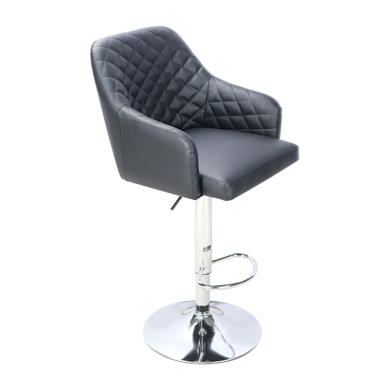 Fabricae Upholstered metallum bar advenerit