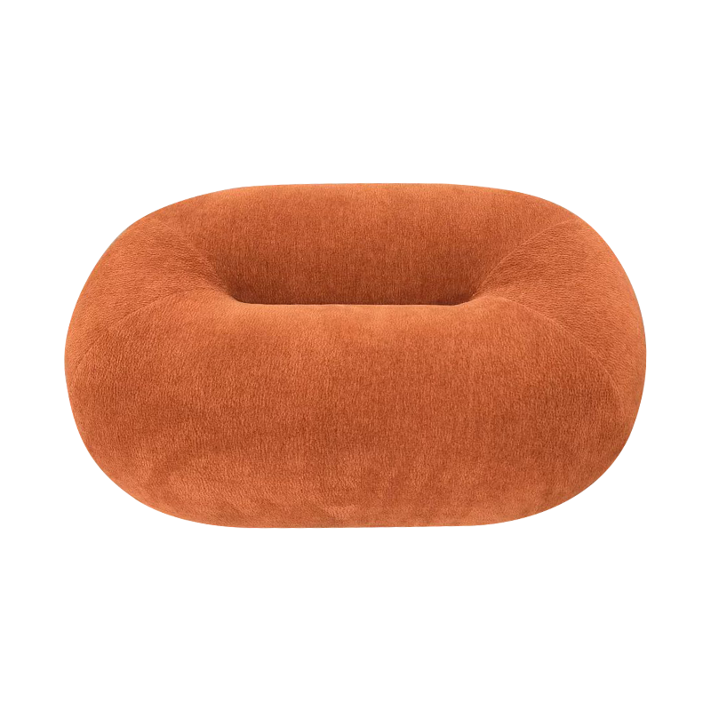 Fortuna Orange Memoria spumam sedem Cushion fabricae Ottoman