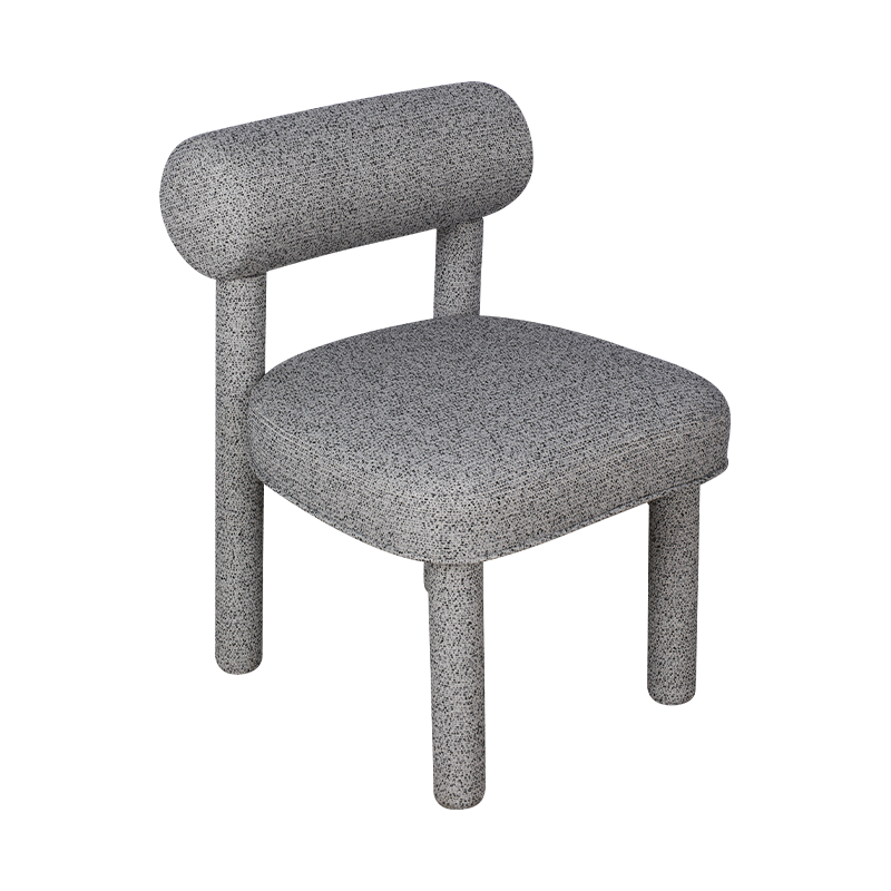 Simple altiore mollis-padded triclinium sellam